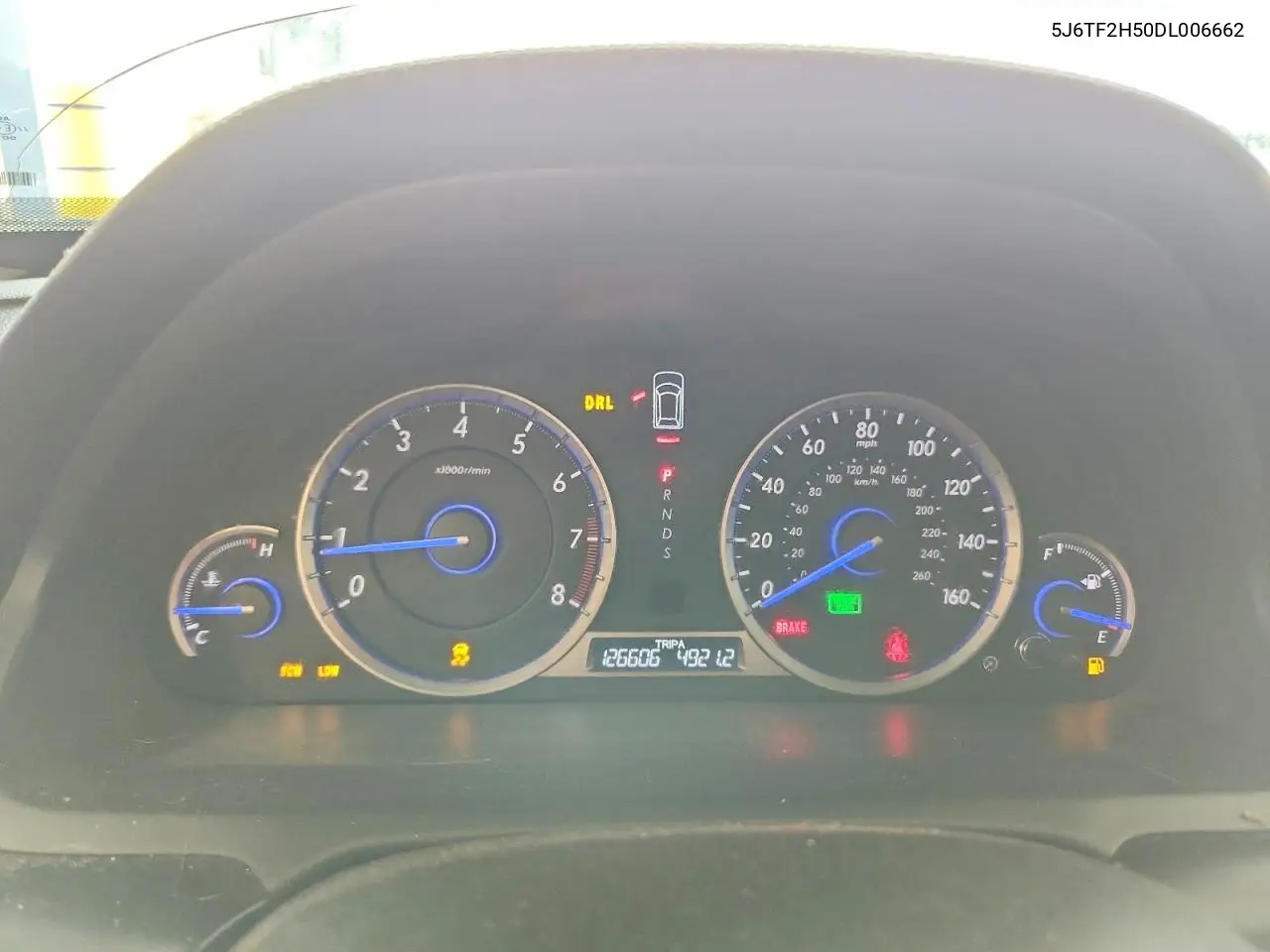 2013 Honda Crosstour Exl VIN: 5J6TF2H50DL006662 Lot: 61192276