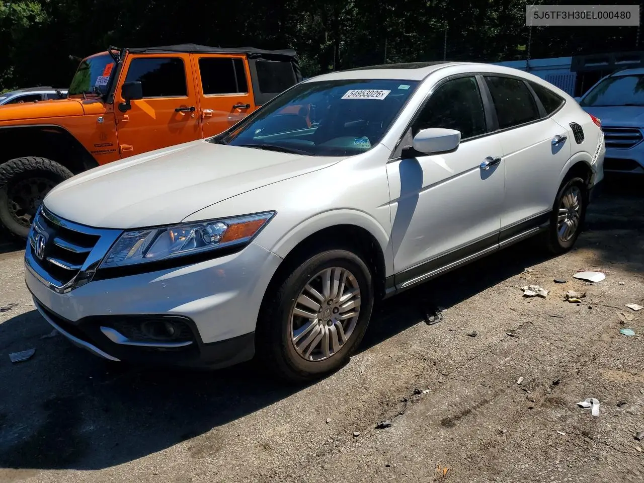 2014 Honda Crosstour Ex VIN: 5J6TF3H30EL000480 Lot: 54953026