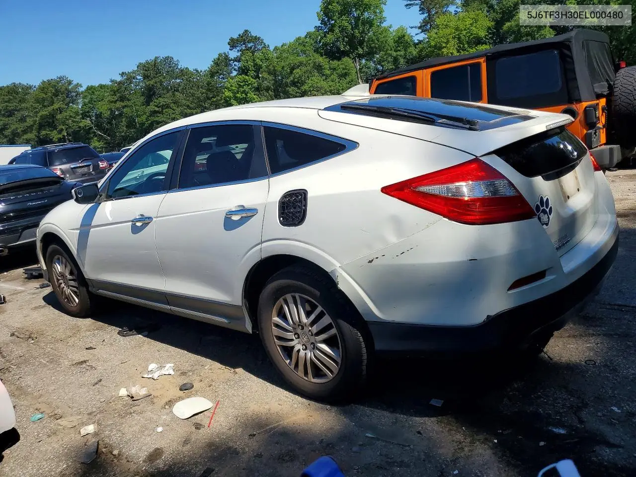 2014 Honda Crosstour Ex VIN: 5J6TF3H30EL000480 Lot: 54953026