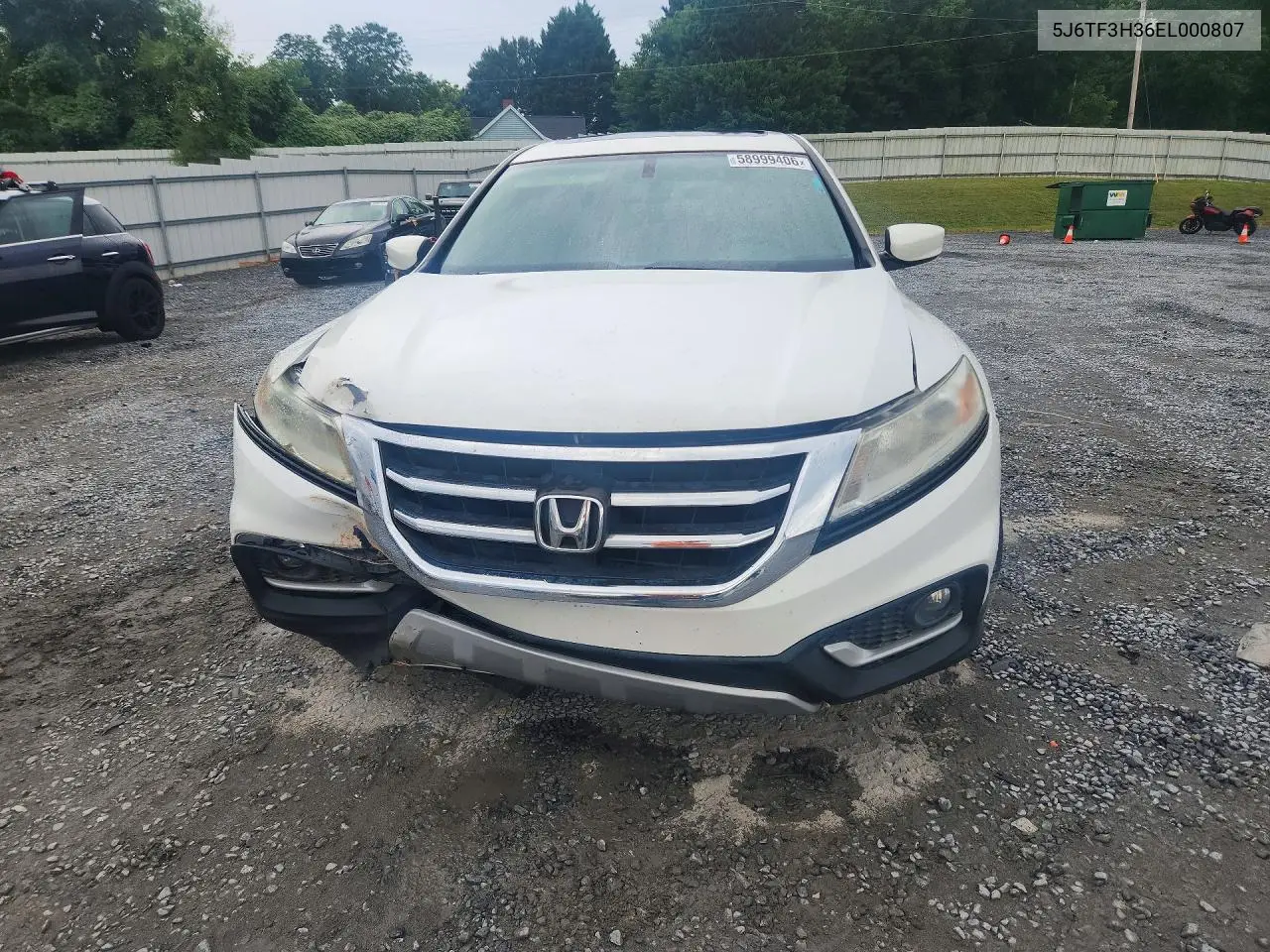 2014 Honda Crosstour Ex VIN: 5J6TF3H36EL000807 Lot: 58999406