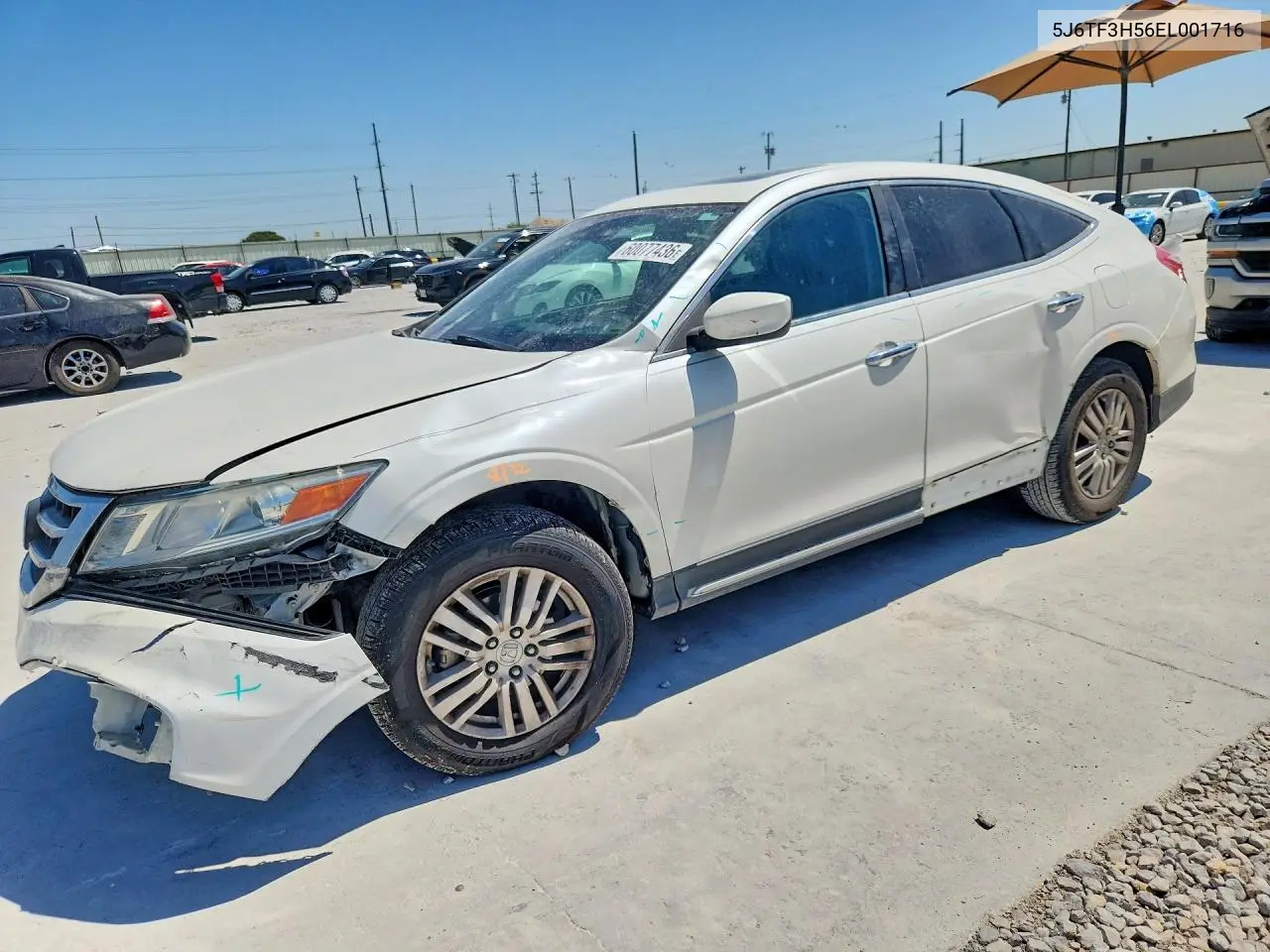 2014 Honda Crosstour Exl VIN: 5J6TF3H56EL001716 Lot: 60077436