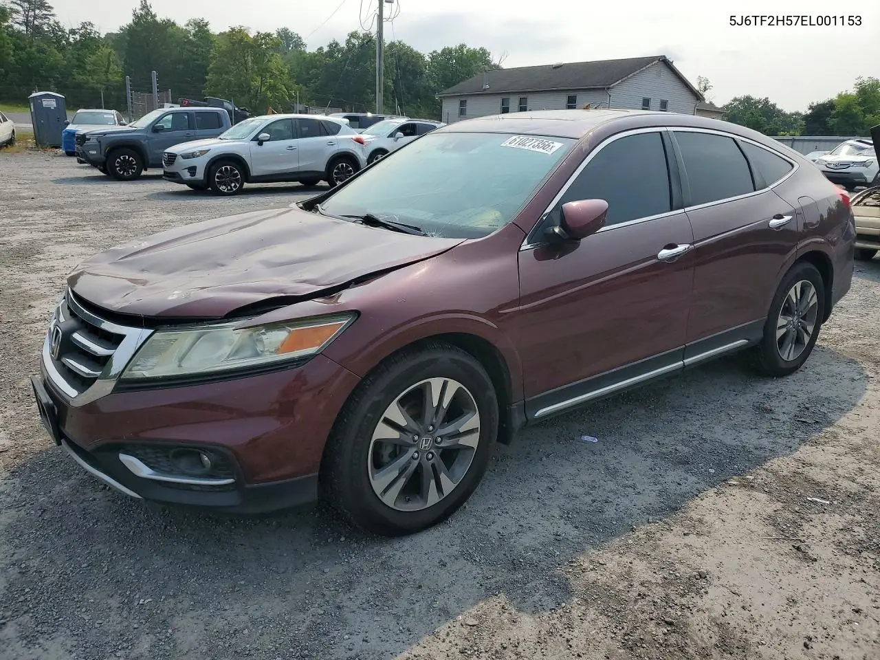 2014 Honda Crosstour Exl VIN: 5J6TF2H57EL001153 Lot: 61027356