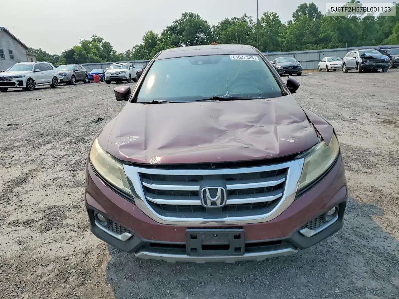 2014 Honda Crosstour Exl VIN: 5J6TF2H57EL001153 Lot: 61027356