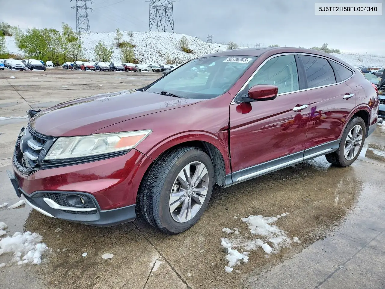 2015 Honda Crosstour Exl VIN: 5J6TF2H58FL004340 Lot: 52709906