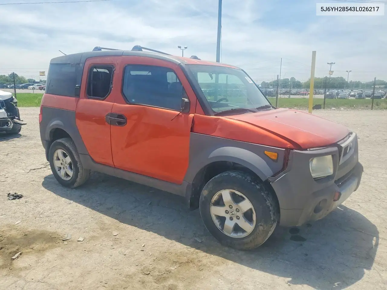 2003 Honda Element Ex VIN: 5J6YH28543L026217 Lot: 55307516