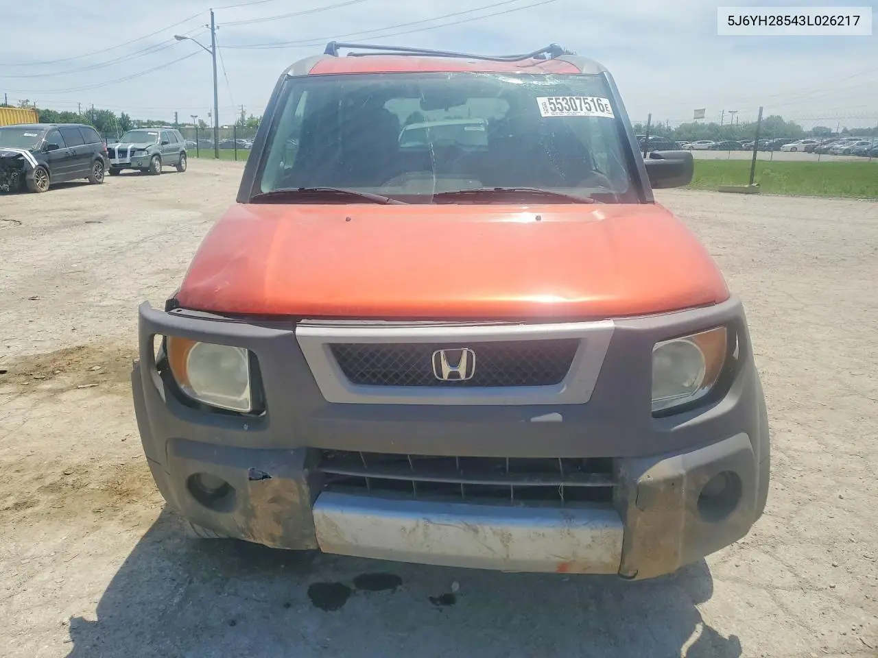 2003 Honda Element Ex VIN: 5J6YH28543L026217 Lot: 55307516