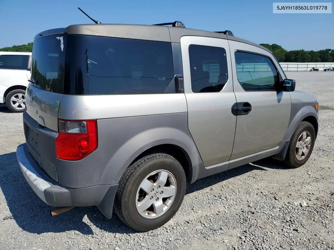 2003 Honda Element Ex VIN: 5J6YH18563L019778 Lot: 57160926