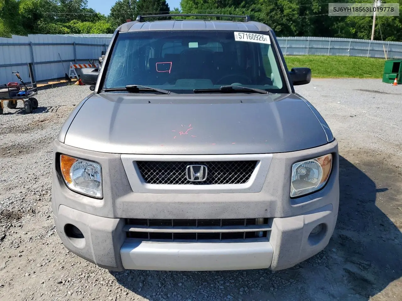 2003 Honda Element Ex VIN: 5J6YH18563L019778 Lot: 57160926