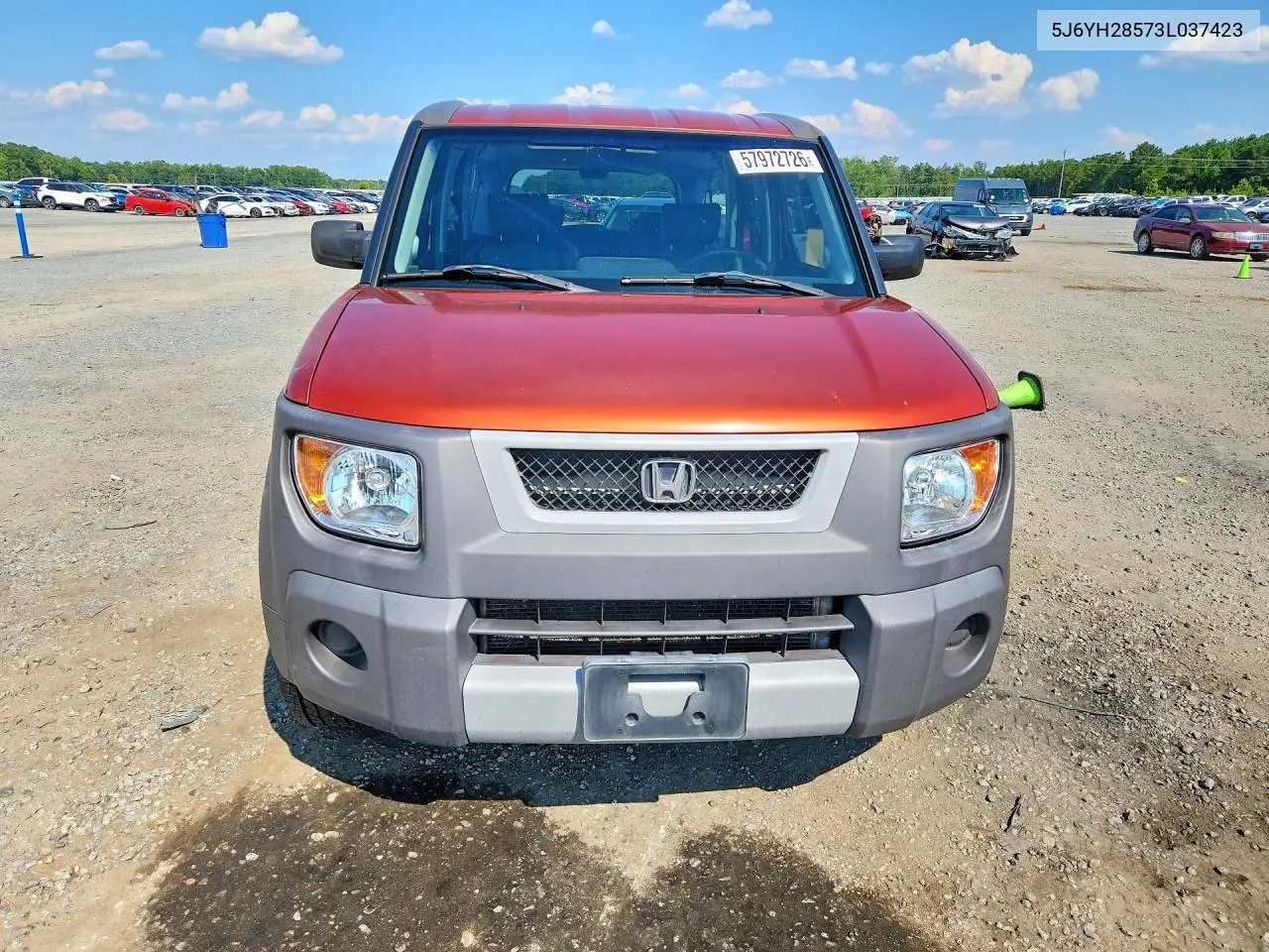 2003 Honda Element Ex VIN: 5J6YH28573L037423 Lot: 57972726