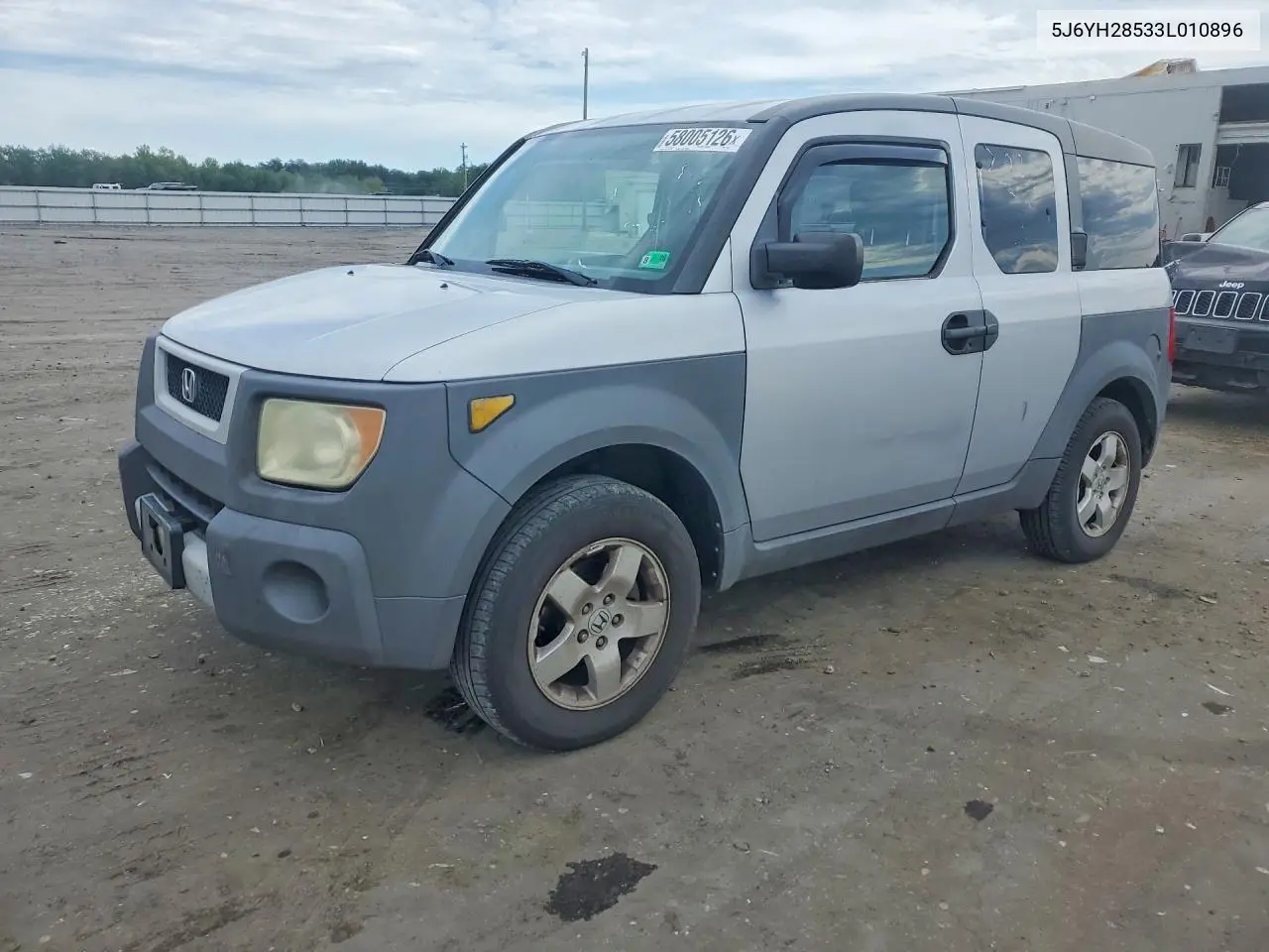 2003 Honda Element Ex VIN: 5J6YH28533L010896 Lot: 58005126
