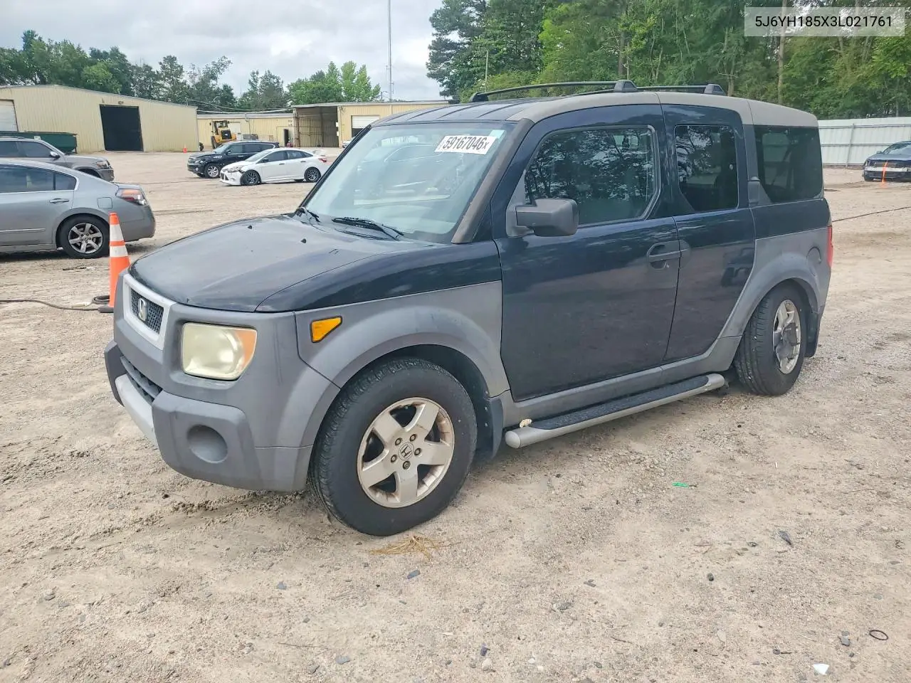 2003 Honda Element Ex VIN: 5J6YH185X3L021761 Lot: 59167046