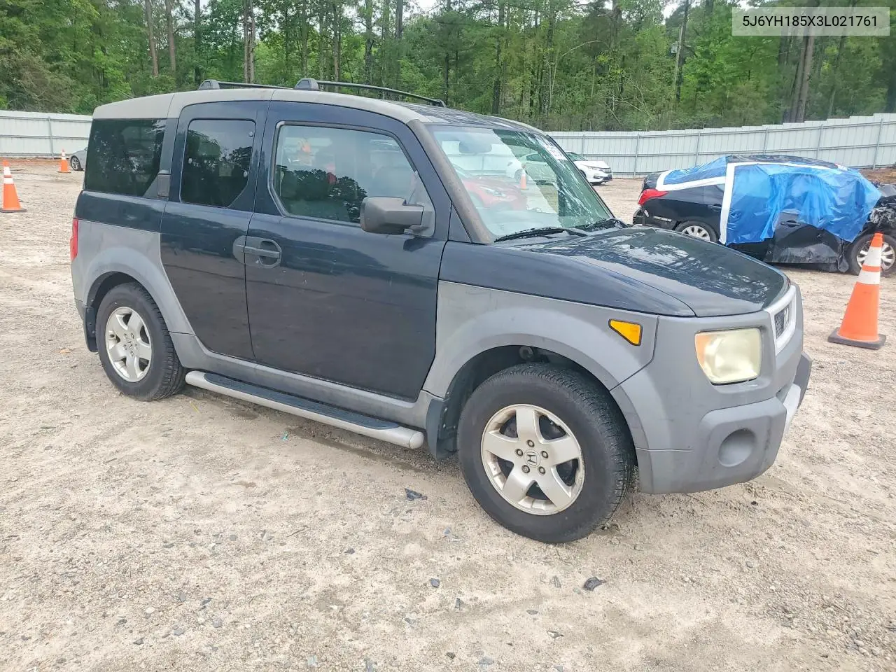 2003 Honda Element Ex VIN: 5J6YH185X3L021761 Lot: 59167046