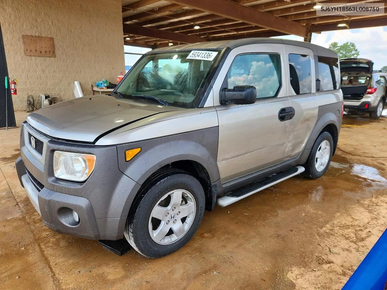 2003 Honda Element Ex VIN: 5J6YH18563L008750 Lot: 59341336