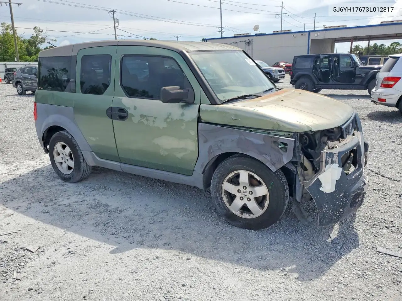 2003 Honda Element Ex VIN: 5J6YH17673L012817 Lot: 59685316