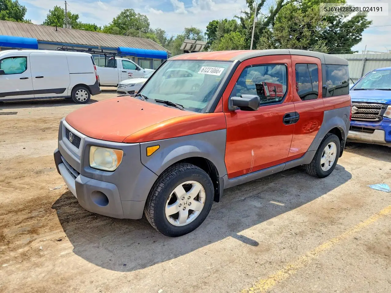 2003 Honda Element Ex VIN: 5J6YH28523L024191 Lot: 61221066