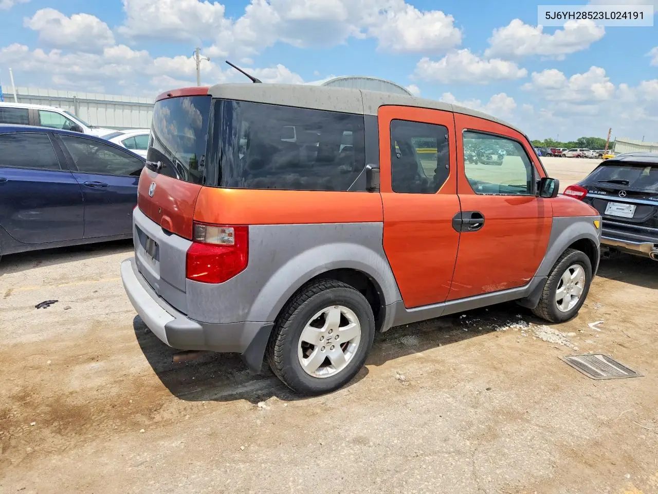 2003 Honda Element Ex VIN: 5J6YH28523L024191 Lot: 61221066