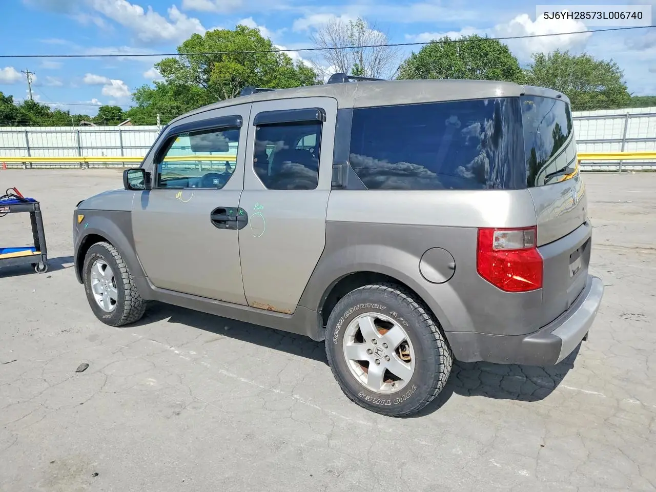 2003 Honda Element Ex VIN: 5J6YH28573L006740 Lot: 61333246