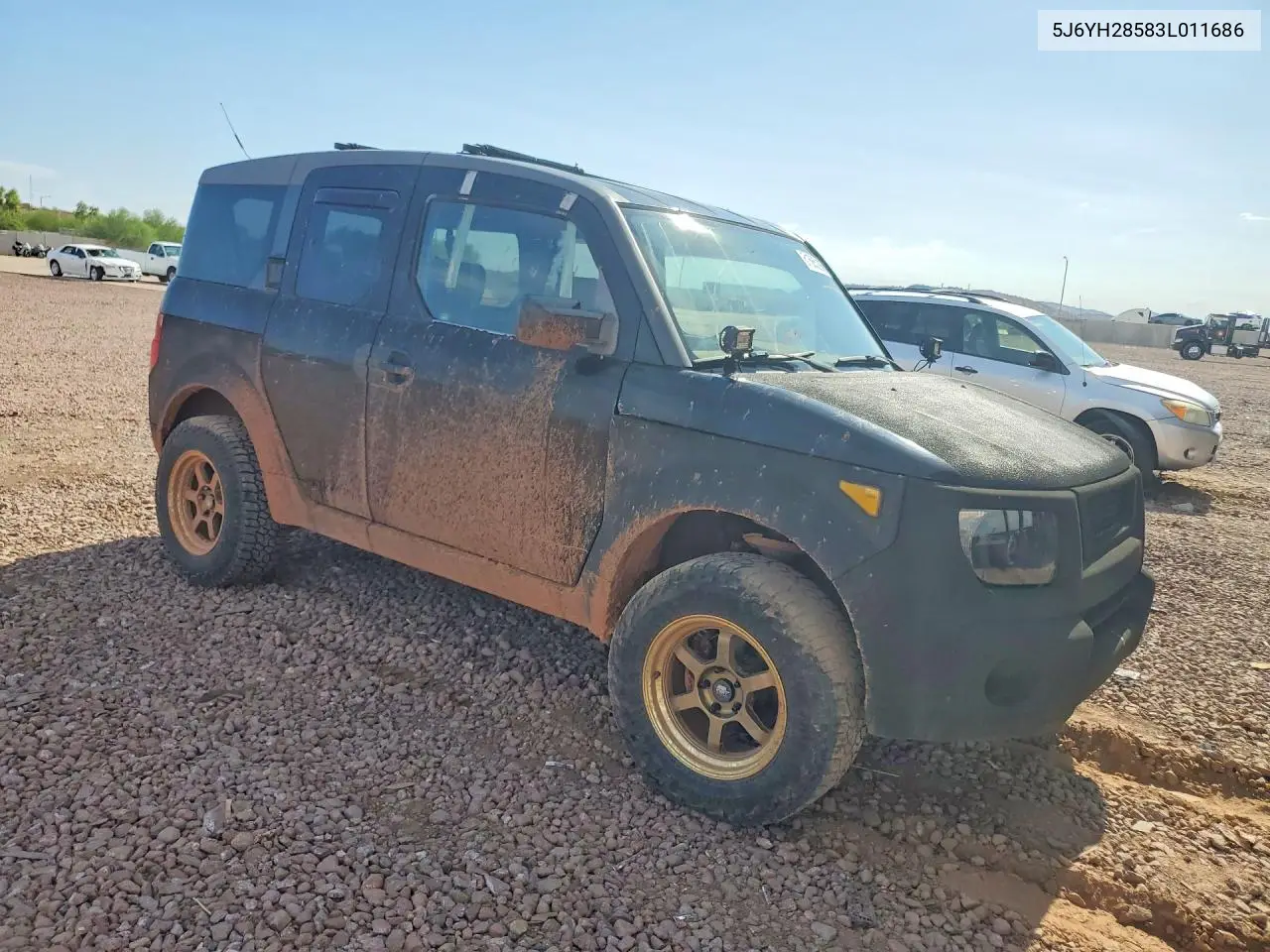 2003 Honda Element Ex VIN: 5J6YH28583L011686 Lot: 61565206