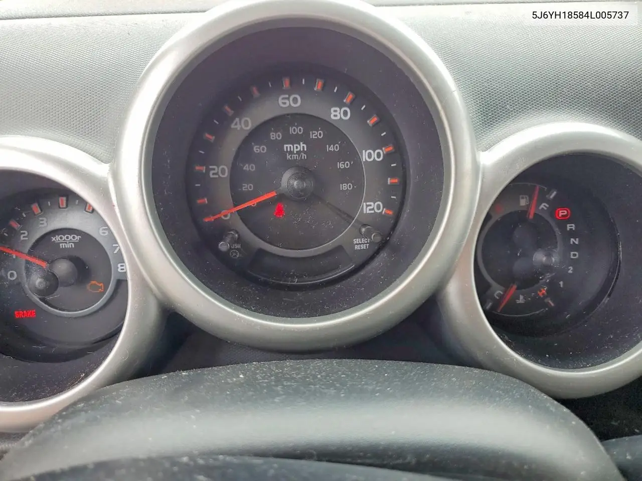 2004 Honda Element Ex VIN: 5J6YH18584L005737 Lot: 52852666