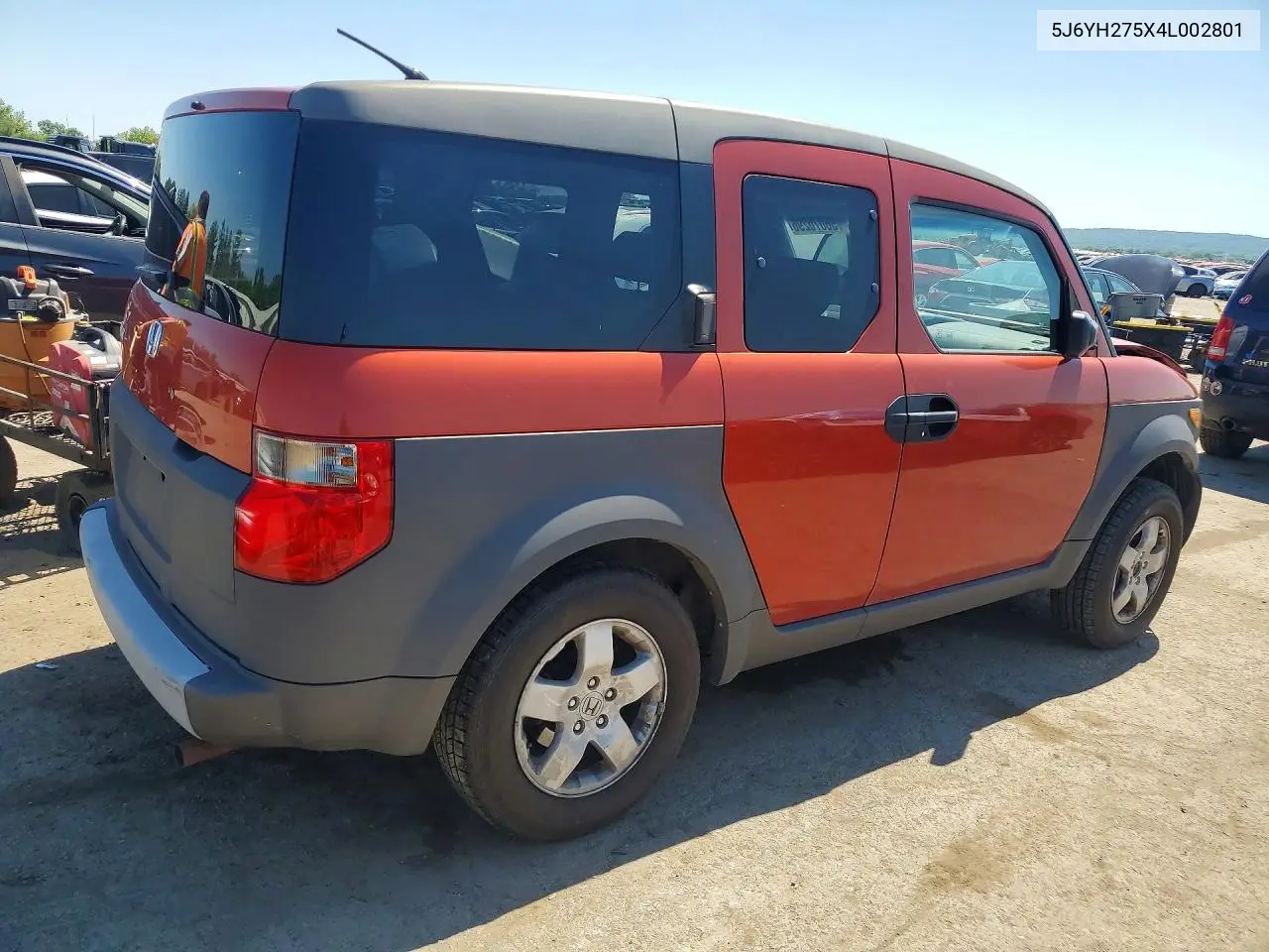 2004 Honda Element Ex VIN: 5J6YH275X4L002801 Lot: 56070296