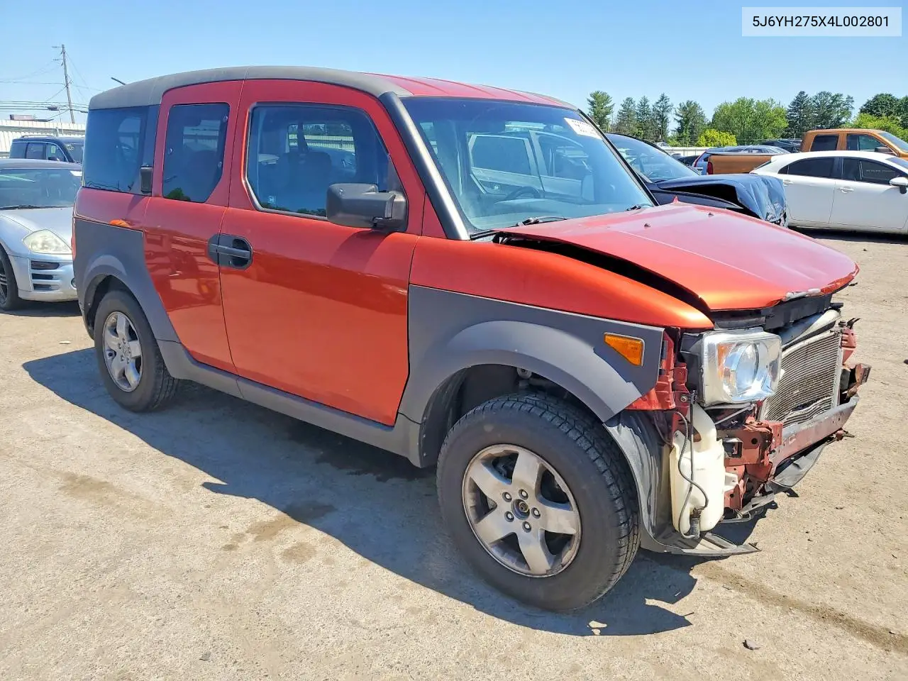 2004 Honda Element Ex VIN: 5J6YH275X4L002801 Lot: 56070296