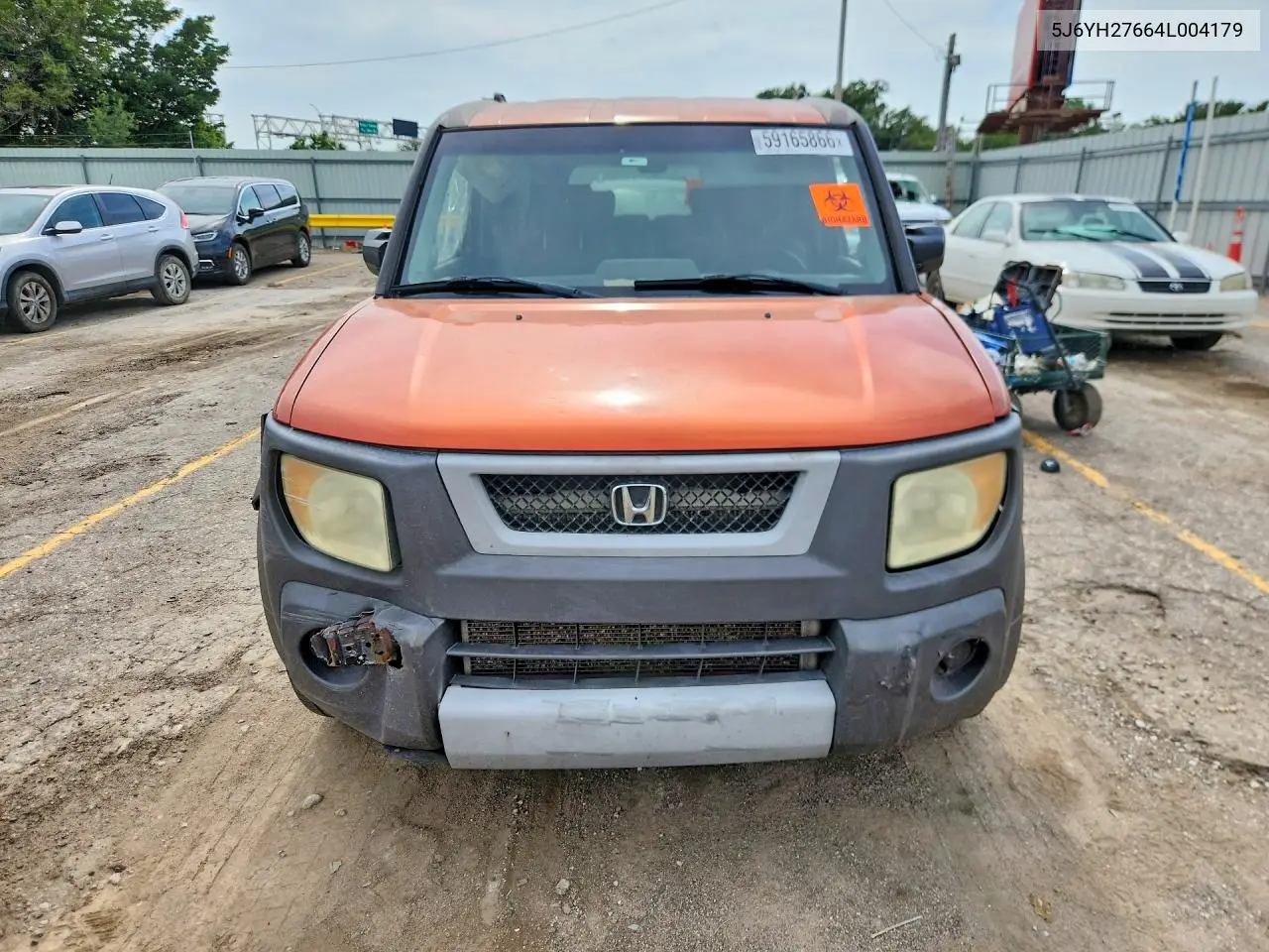 2004 Honda Element Ex VIN: 5J6YH27664L004179 Lot: 59165866