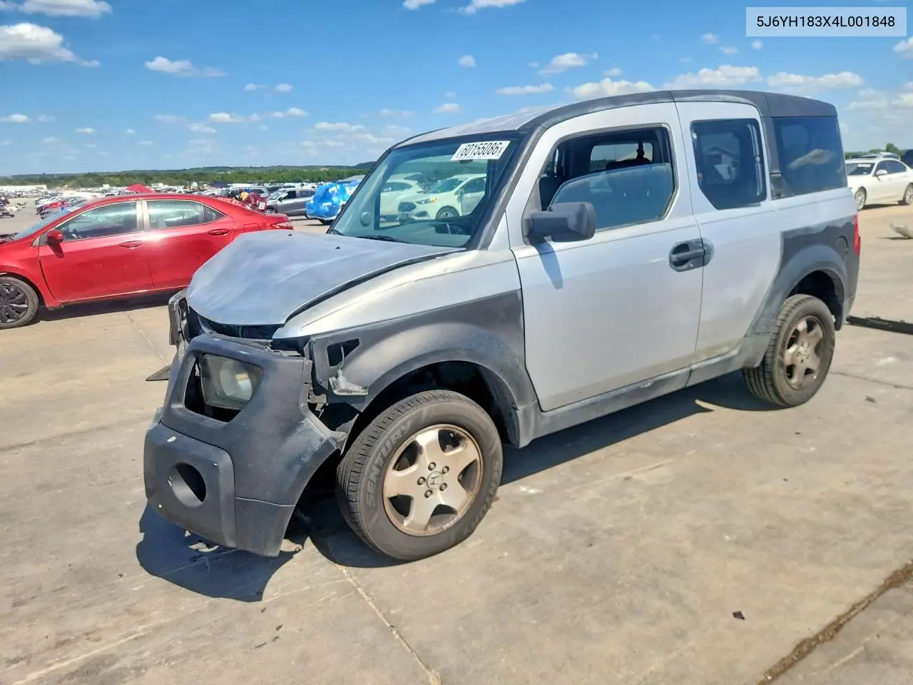 2004 Honda Element Lx VIN: 5J6YH183X4L001848 Lot: 60155086