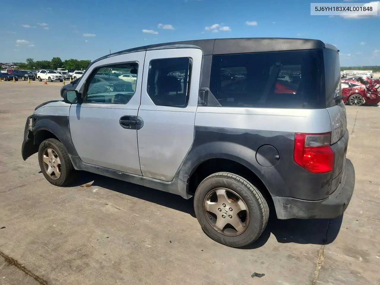 2004 Honda Element Lx VIN: 5J6YH183X4L001848 Lot: 60155086