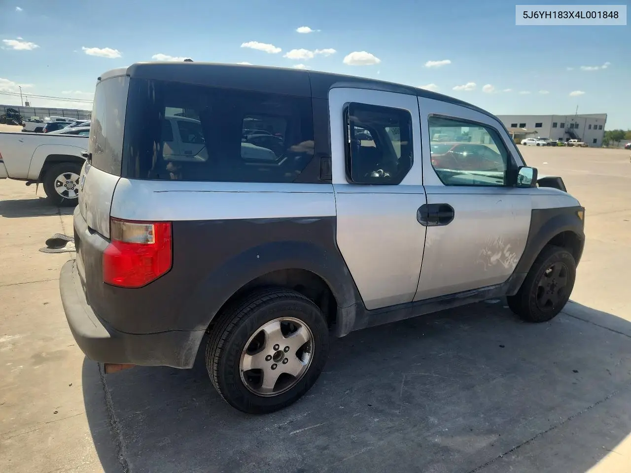 2004 Honda Element Lx VIN: 5J6YH183X4L001848 Lot: 60155086