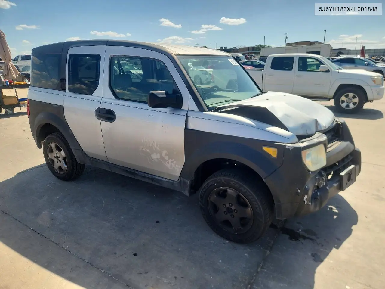 2004 Honda Element Lx VIN: 5J6YH183X4L001848 Lot: 60155086