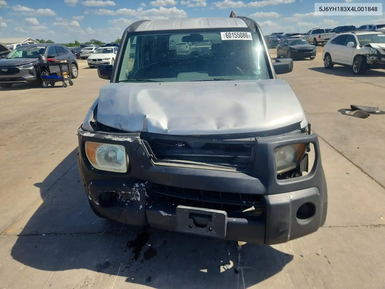 2004 Honda Element Lx VIN: 5J6YH183X4L001848 Lot: 60155086