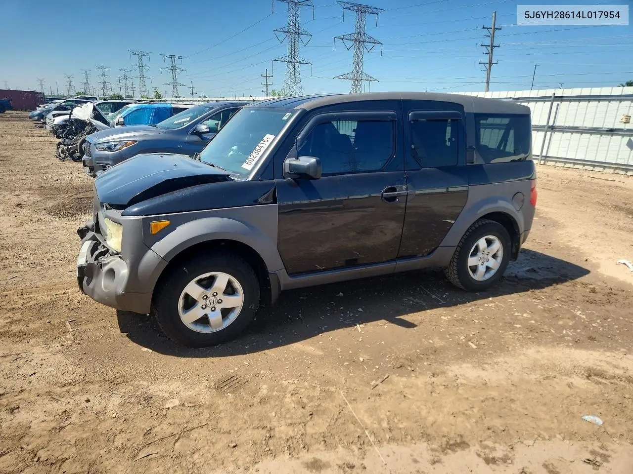 2004 Honda Element Ex VIN: 5J6YH28614L017954 Lot: 60236416