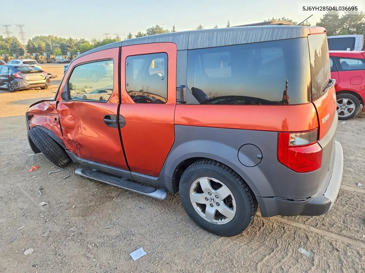 2004 Honda Element Ex VIN: 5J6YH28504L036695 Lot: 60845296