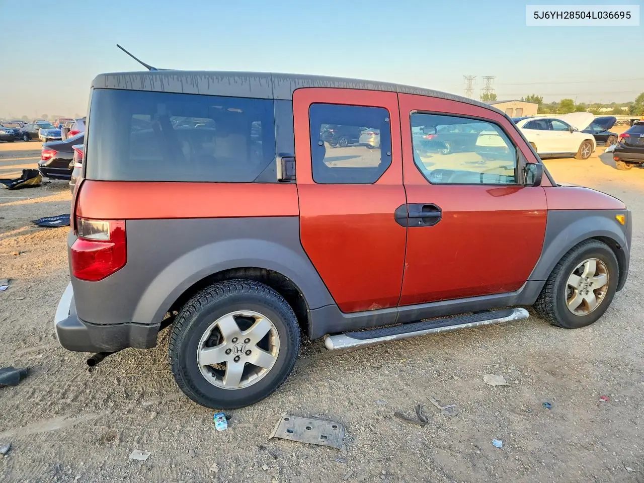 2004 Honda Element Ex VIN: 5J6YH28504L036695 Lot: 60845296