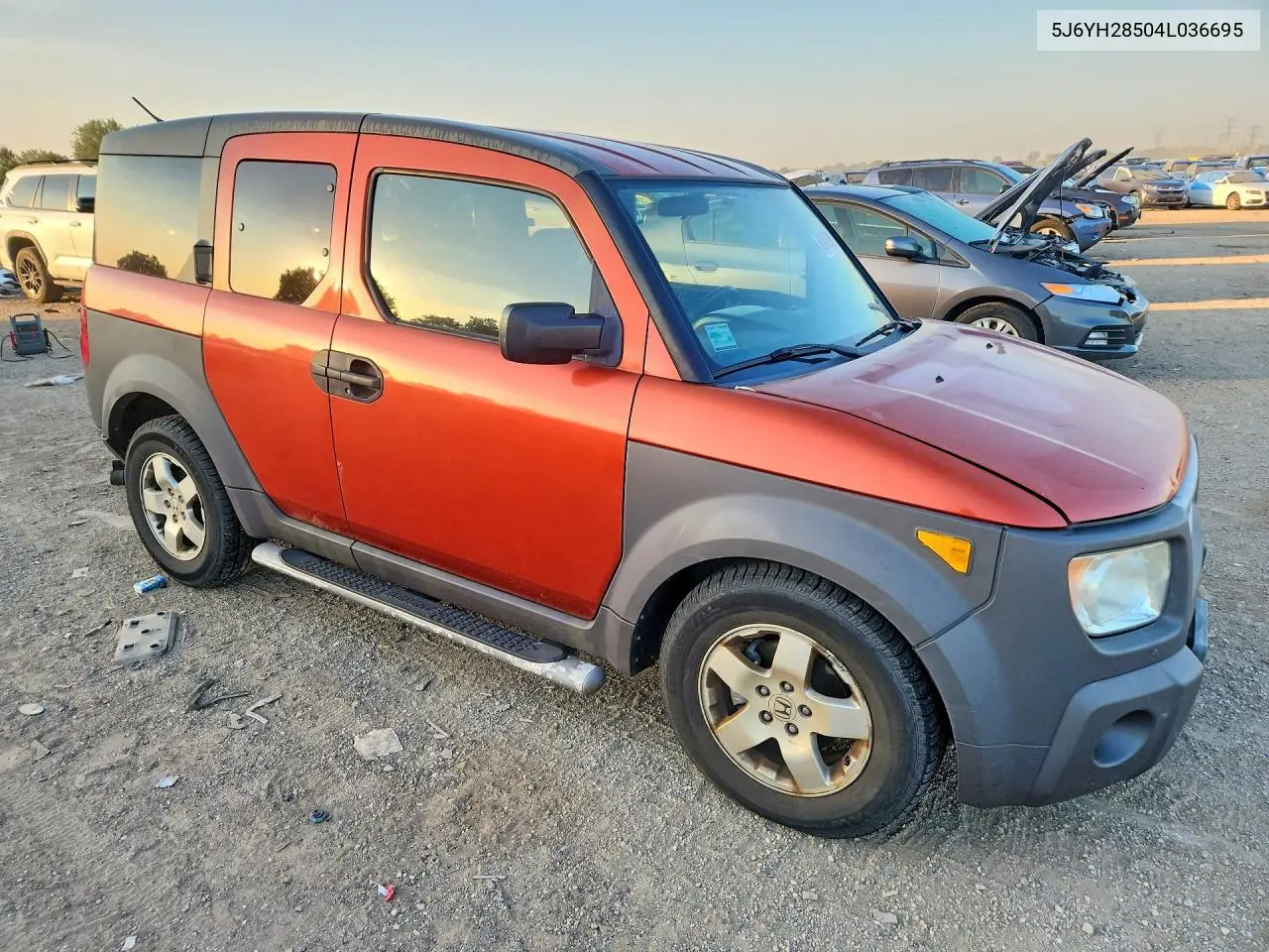 2004 Honda Element Ex VIN: 5J6YH28504L036695 Lot: 60845296