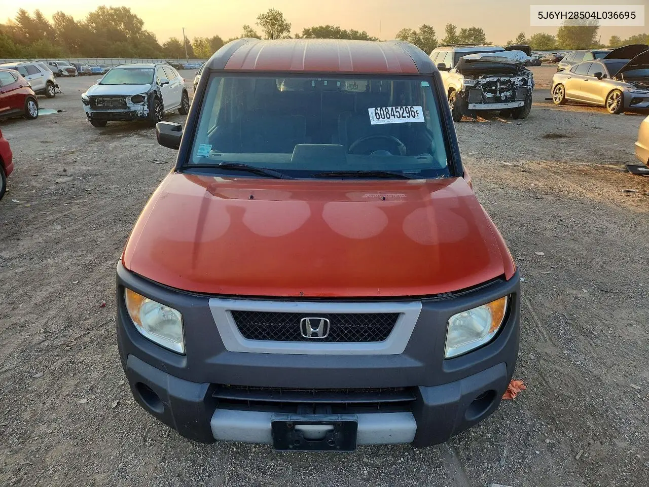 2004 Honda Element Ex VIN: 5J6YH28504L036695 Lot: 60845296