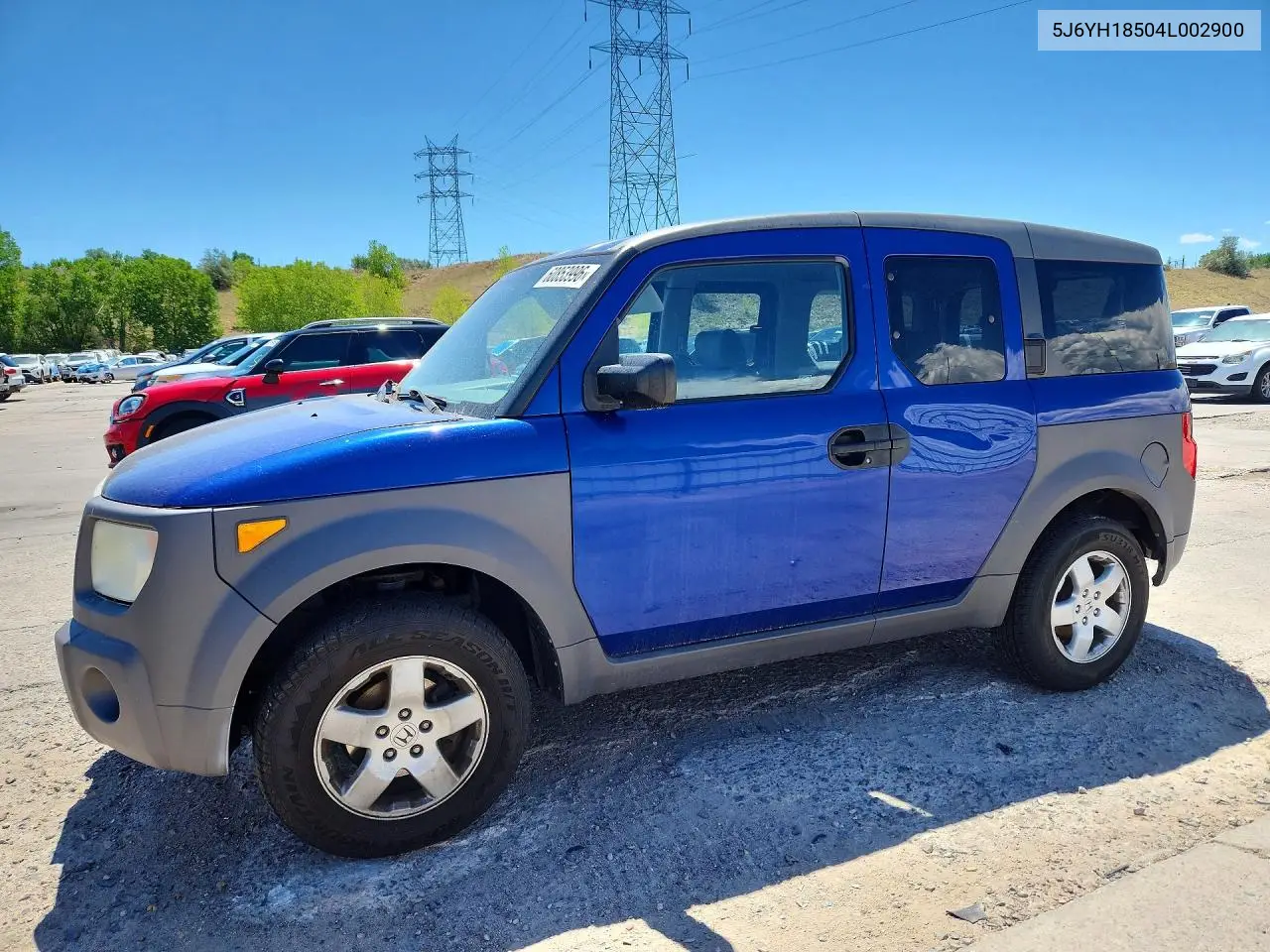 2004 Honda Element Ex VIN: 5J6YH18504L002900 Lot: 60853996