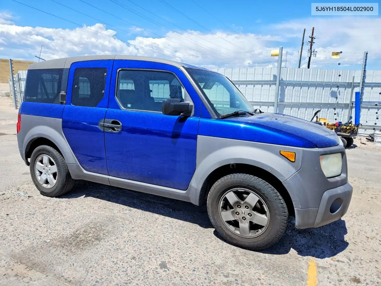 2004 Honda Element Ex VIN: 5J6YH18504L002900 Lot: 60853996