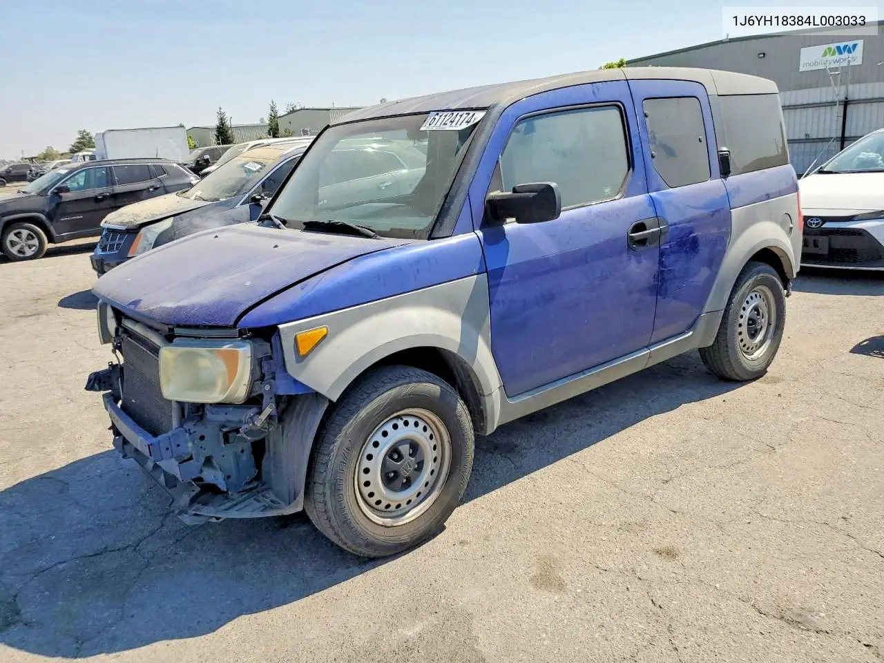 2004 Honda Element Lx VIN: 1J6YH18384L003033 Lot: 85772155