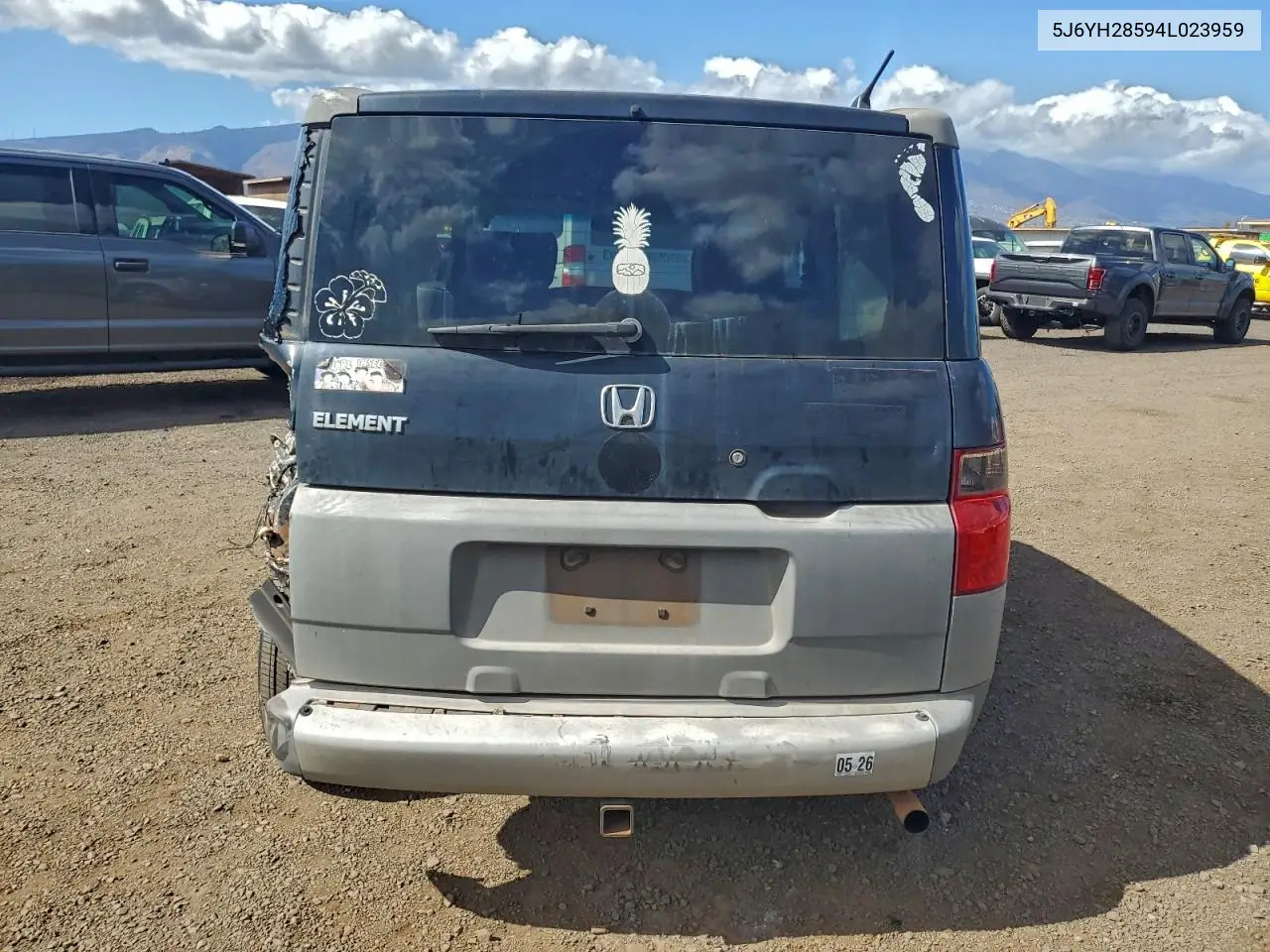 5J6YH28594L023959 2004 Honda Element Ex