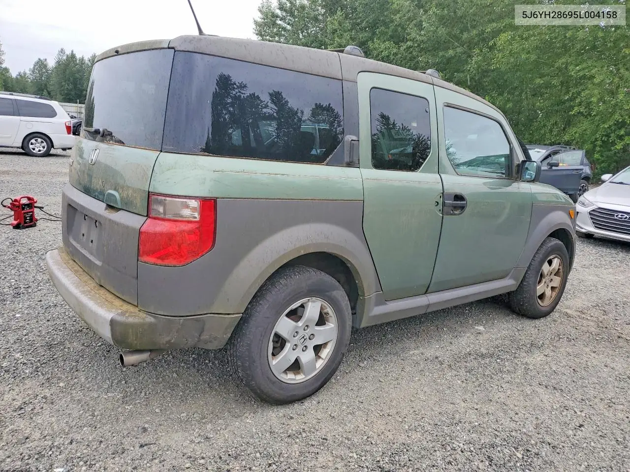 2005 Honda Element Ex VIN: 5J6YH28695L004158 Lot: 55357776