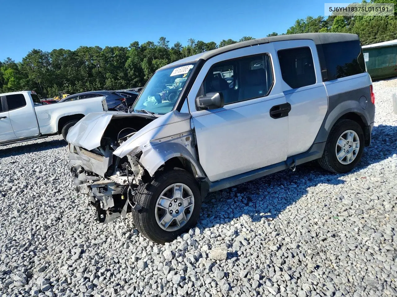 2005 Honda Element Lx VIN: 5J6YH18375L015191 Lot: 56160086