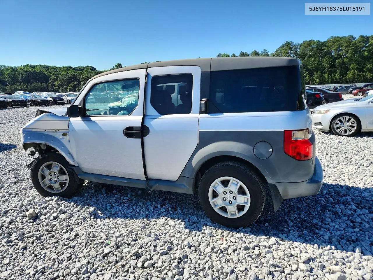 2005 Honda Element Lx VIN: 5J6YH18375L015191 Lot: 56160086
