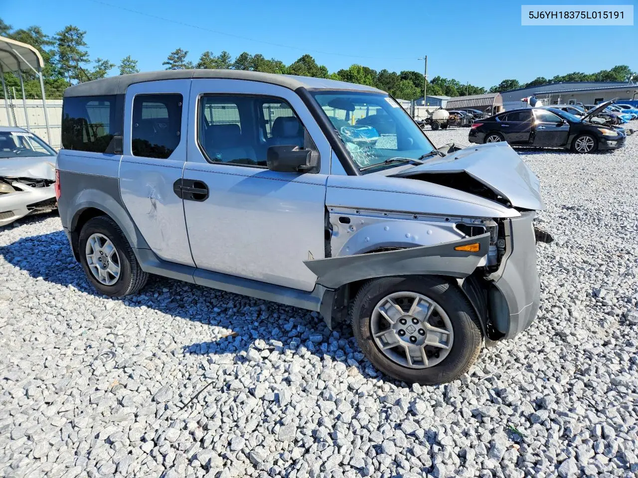 2005 Honda Element Lx VIN: 5J6YH18375L015191 Lot: 56160086