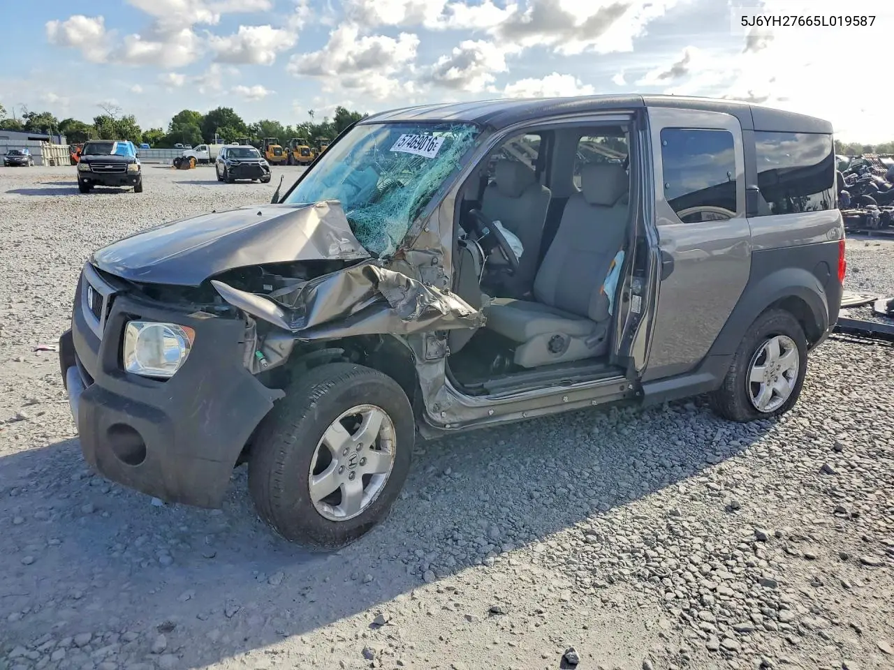 2005 Honda Element Ex VIN: 5J6YH27665L019587 Lot: 57469016