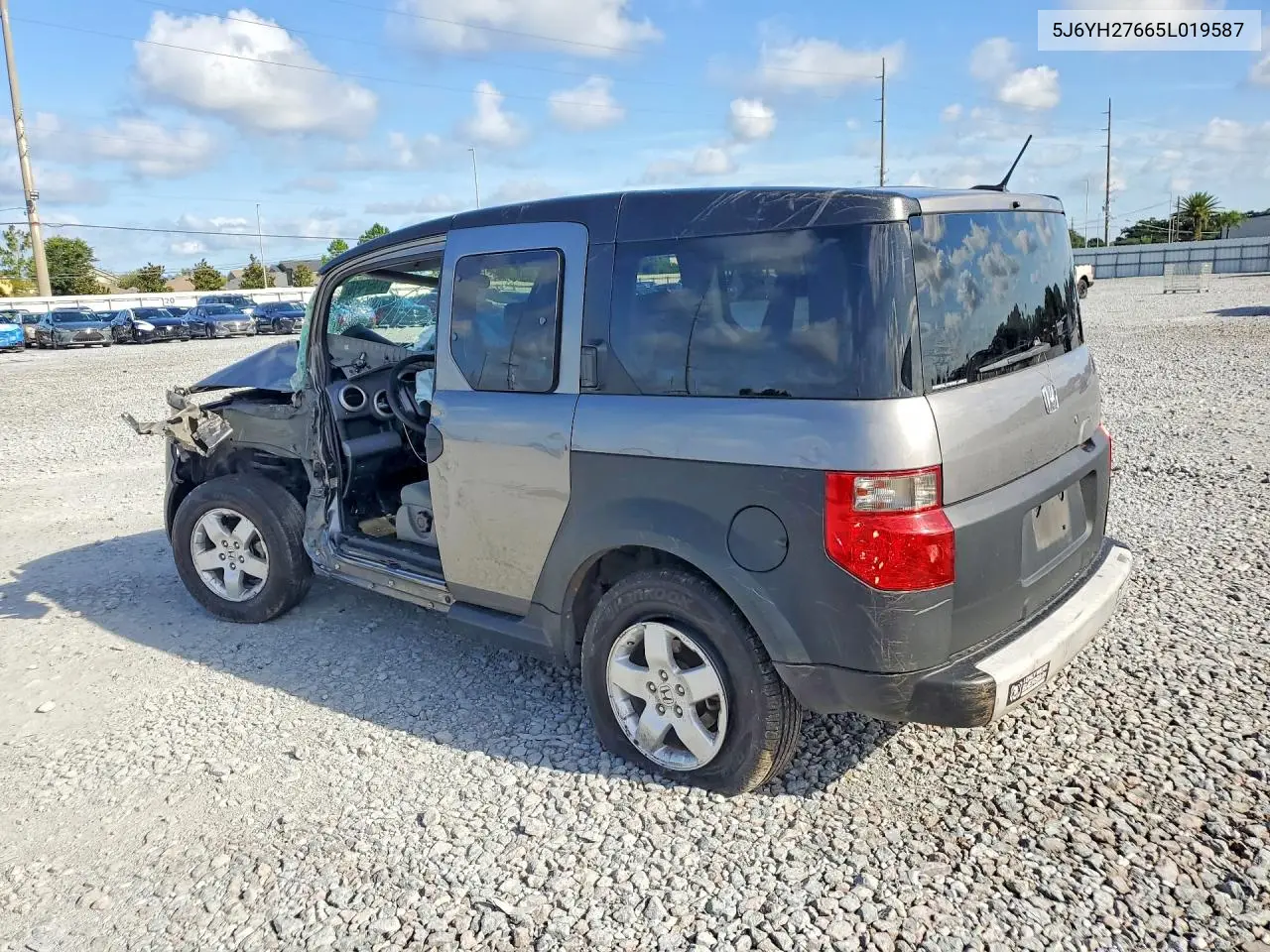 2005 Honda Element Ex VIN: 5J6YH27665L019587 Lot: 57469016