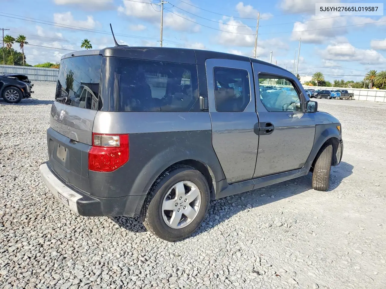 2005 Honda Element Ex VIN: 5J6YH27665L019587 Lot: 57469016