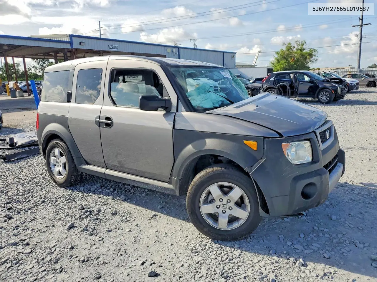 2005 Honda Element Ex VIN: 5J6YH27665L019587 Lot: 57469016