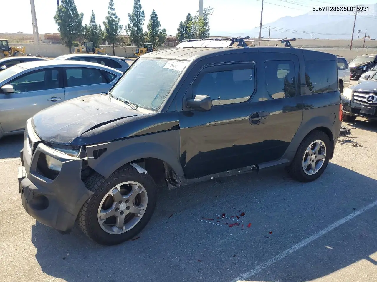 2005 Honda Element Ex VIN: 5J6YH286X5L015931 Lot: 57943646