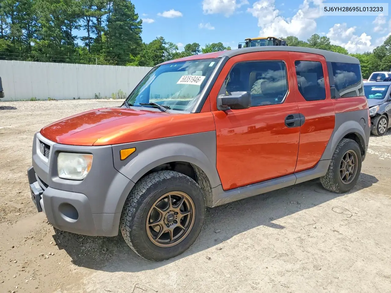 2005 Honda Element Ex VIN: 5J6YH28695L013233 Lot: 58351946